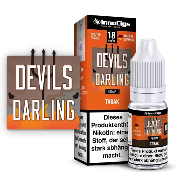 Devils Darling Tabak Aroma - InnoCigs Liquid für E-Zigaretten 3mg/ml