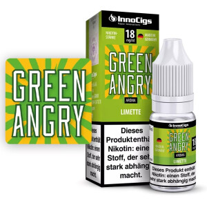 Green Angry Limetten Aroma - InnoCigs Liquid für...