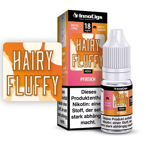 Hairy Fluffy Pfirsich Aroma - InnoCigs Liquid für E-Zigaretten