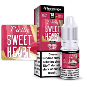 Pretty Sweetheart Sahne-Erdbeer Aroma - InnoCigs Liquid für E-Zigaretten