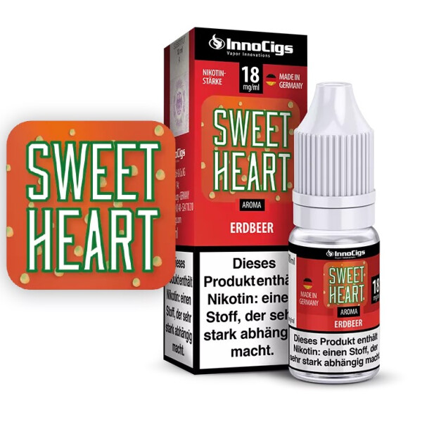 Sweetheart Erdbeer Aroma - InnoCigs Liquid für E-Zigaretten 3mg/ml