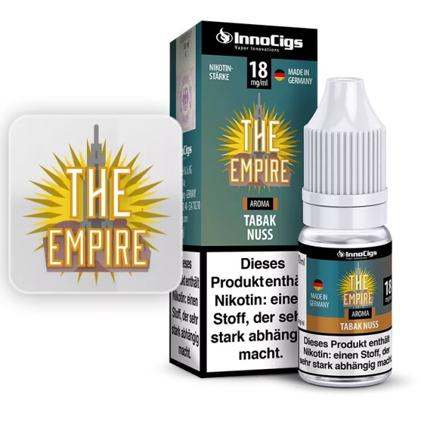 The Empire Tabak Nuss Aroma - InnoCigs Liquid für E-Zigaretten 18mg/ml