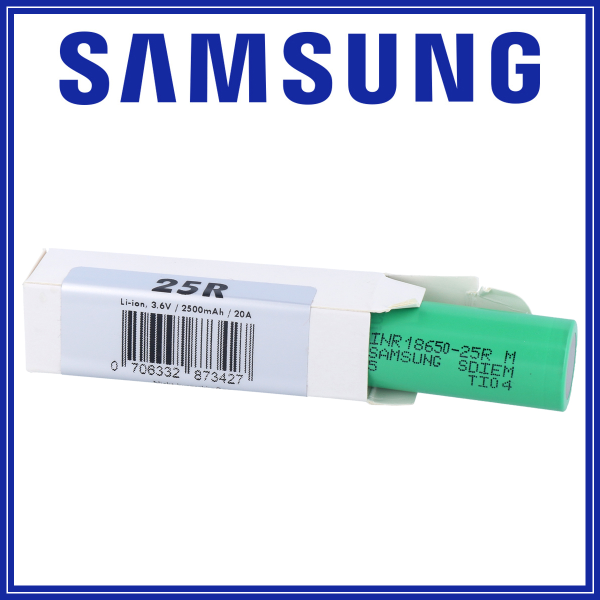 Samsung INR18650-25R 2500 mAh