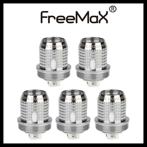 FreeMax SS316L X1 Mesh Verdampferkopf 0,12 Ohm (5 Stück pro Packung)