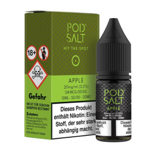 Pod Salt - Apple - E-Zigaretten Nikotinsalz Liquid 20mg/ml