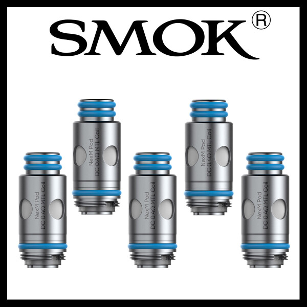 Smok NexM DC MTL Verdampferkopf 0,4 Ohm (5 Stück pro Packung)