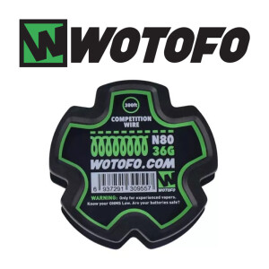 Wotofo 91 Meter Ni80 Competition Wire 36GA Wickeldraht - WW5