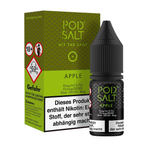 Pod Salt - Apple - E-Zigaretten Nikotinsalz Liquid 11mg/ml