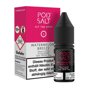 Pod Salt Nikotinsalz Liquid Watermelon Breeze 11mg/ml