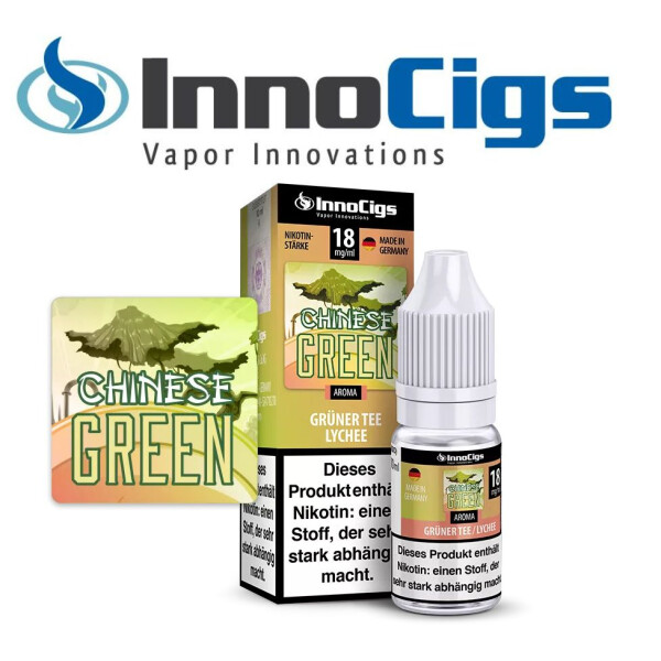 Chinese Green Grüner Tee-Lychee Aroma - InnoCigs Liquid für E-Zigaretten