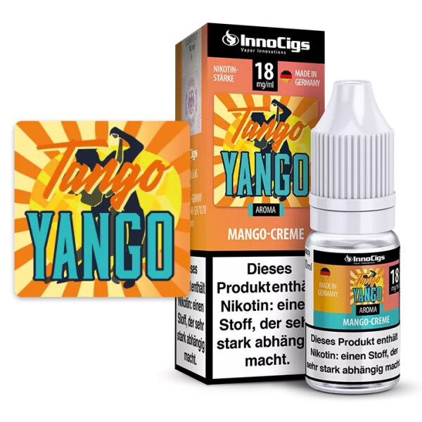 Tango Yango Mango-Sahne Aroma - InnoCigs Liquid für E-Zigaretten 6mg/ml