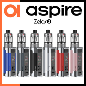 Aspire Zelos 3 + Nautilus 3 E-Zigaretten Set silber