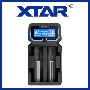 Xtar X2 - 2-Schacht Ladegerät für Lithium Ionen...