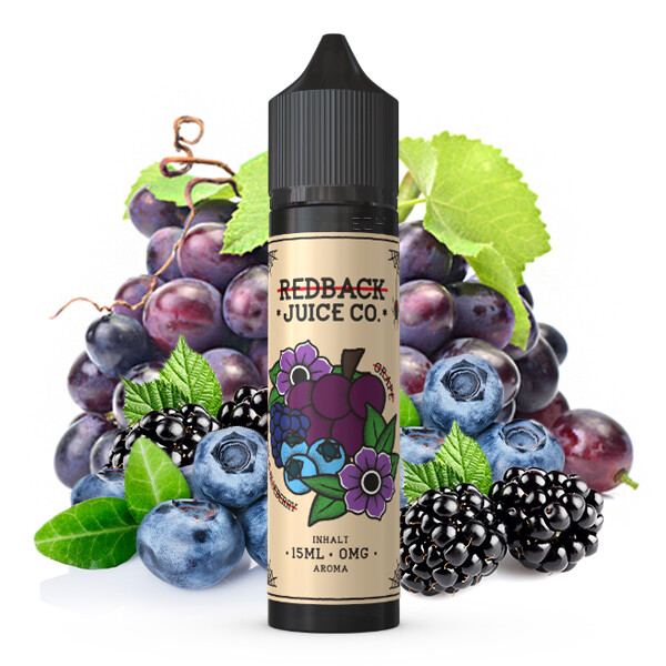 Redback Juice Co. Longfill Aroma Grape Black & Blueberry 15 ml