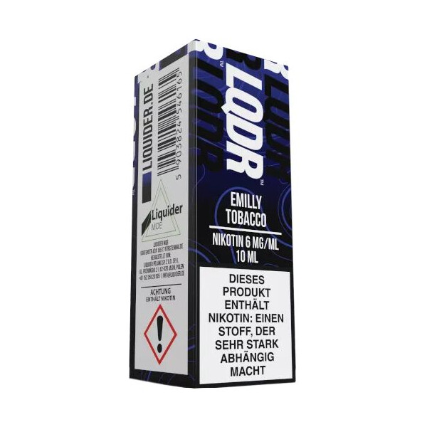 Liquider Liquid Emilly Tobacco 10ml 6 mg/ml