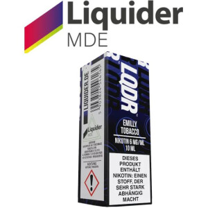 Liquider Liquid Emilly Tobacco 10ml 12 mg/ml