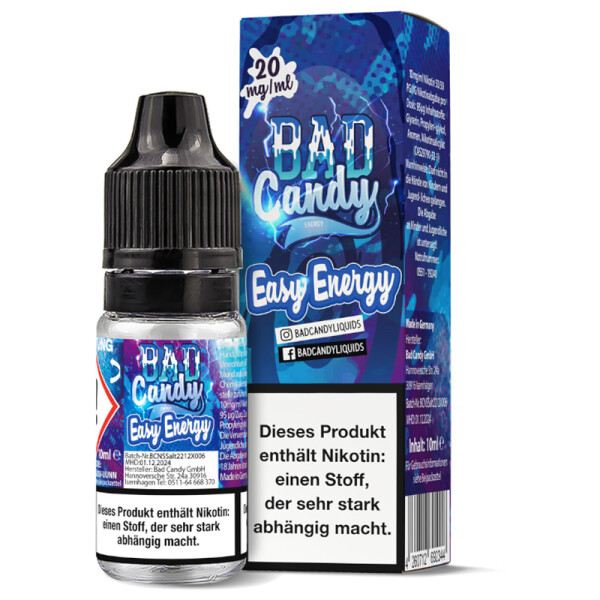 Bad Candy Nikotinsalz Liquid 20mg/ml Easy Energy