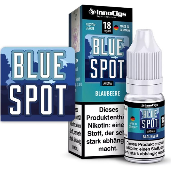 Blue Spot Blaubeere - InnoCigs Liquid für E-Zigaretten 18 mg/ml