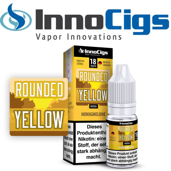 Rounded Yellow Honigmelone - InnoCigs Liquid für E-Zigaretten