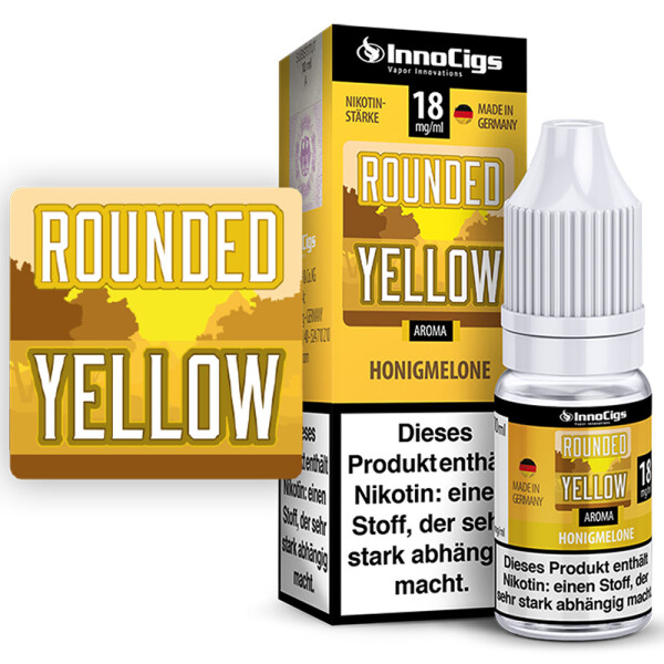 Rounded Yellow Honigmelone - InnoCigs Liquid für E-Zigaretten