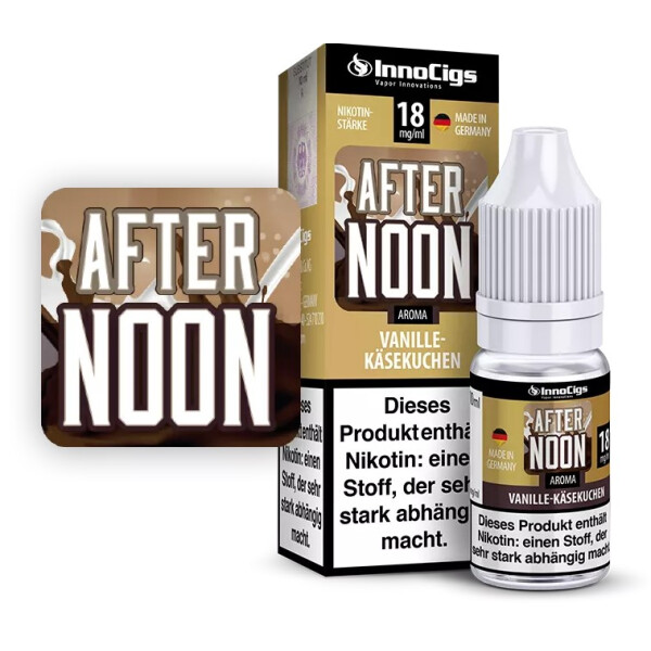 After Noon Vanille-K&auml;sekuchen - InnoCigs Liquid f&uuml;r E-Zigaretten 0 mg/ml