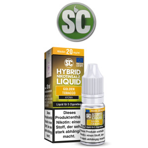 SC - Golden Tobacco - Hybrid Nikotinsalz Liquid 10 ml