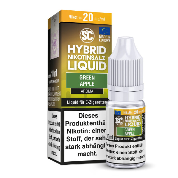 SC - Green Apple - Hybrid Nikotinsalz Liquid 10 ml 5 mg/ml