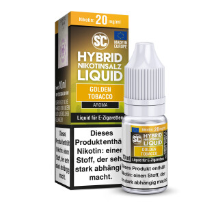 SC - Golden Tobacco - Hybrid Nikotinsalz Liquid 10 ml 5...