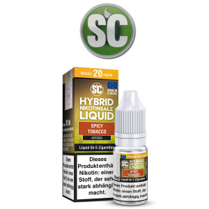 SC - Spicy Tobacco - Hybrid Nikotinsalz Liquid 10 ml 10...