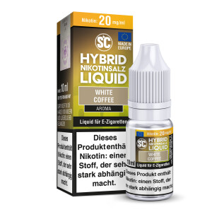 SC - White Coffee - Hybrid Nikotinsalz Liquid 10 ml 20 mg/ml
