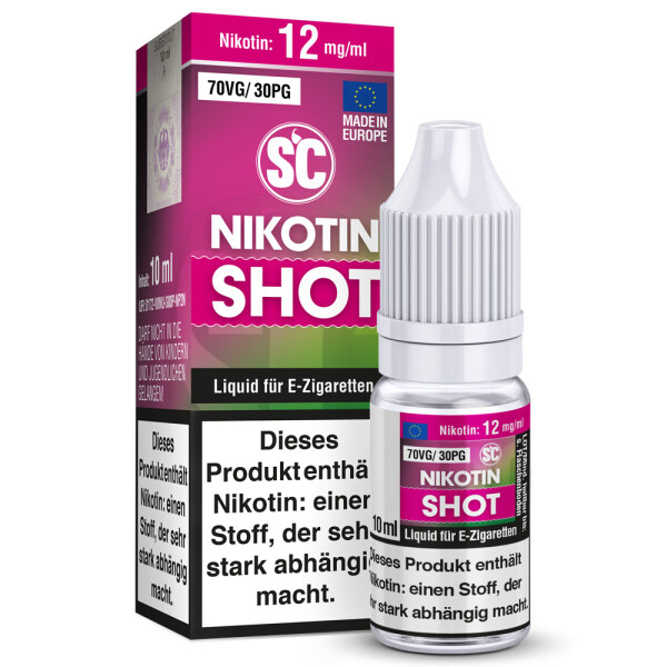 SC Nikotin Shot 10 ml 70PG / 30VG 12 mg/ml