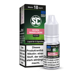 SC E-Zigaretten Liquid Beeren-Mandelcreme 0 mg/ml