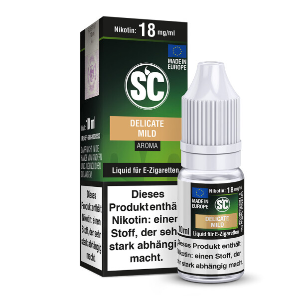 Delicate Mild Tabak - SC E-Zigaretten Liquid