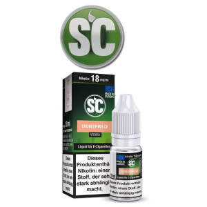 SC E-Zigaretten Liquid Erdbeermilch 0 mg/ml