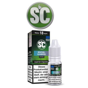 SC E-Zigaretten Liquid Menthol-Blaubeere 6 mg/ml