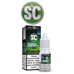 SC E-Zigaretten Liquid Menthol-Wassermelone 0 mg/ml