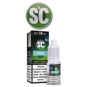 SC E-Zigaretten Liquid Menthol 3 mg/ml