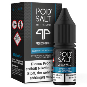 Pod Salt Fusions Nikotinsalz Liquid 20mg/ml Blueberry...