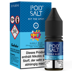 Pod Salt Fusions Nikotinsalz Liquid 20mg/ml Bubble Blue