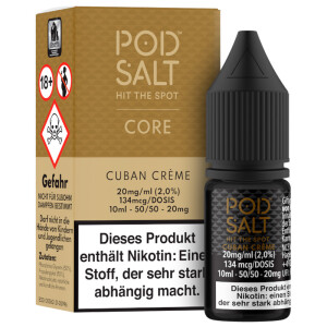 Pod Salt Core Nikotinsalz Liquid Cuban Creme 20 mg/ml
