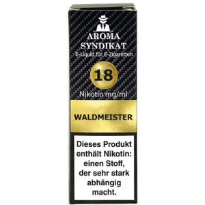 Aroma Syndikat Nikotinsalz Liquid Waldmeister 10 ml 18 mg/ml