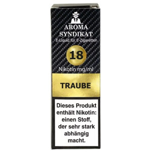 Aroma Syndikat Nikotinsalz Liquid Traube 10 ml 18 mg/ml