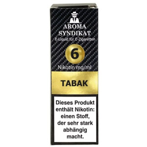 Aroma Syndikat Liquid Tabak 10 ml 6 mg/ml