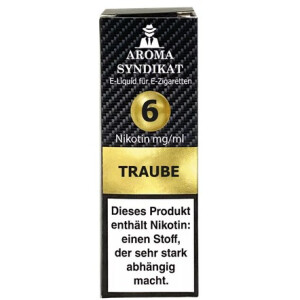 Aroma Syndikat Liquid Traube 10 ml 6 mg/ml