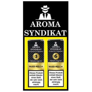 Aroma Syndikat Liquid Nuss-Milch 10 ml 3 mg/ml