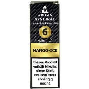 Aroma Syndikat Liquid Mango-Ice 10 ml 6 mg/ml