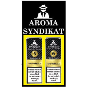 Aroma Syndikat Liquid Erdbeereis 10 ml 3 mg/ml