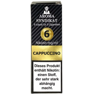 Aroma Syndikat Liquid Cappuccino 10 ml 6 mg/ml