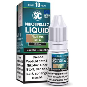 SC Nikotinsalz Liquid Fruit Mix Soda 10 ml 10 mg/ml