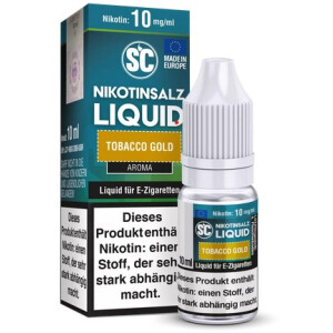 SC Nikotinsalz Liquid Tobacco Gold 10 ml 10 mg/ml